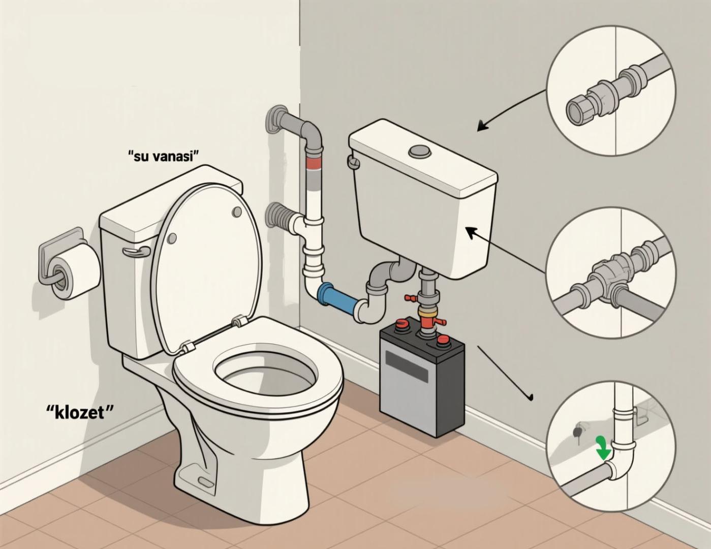 Klozet Batarya Montajı ve Değişimi